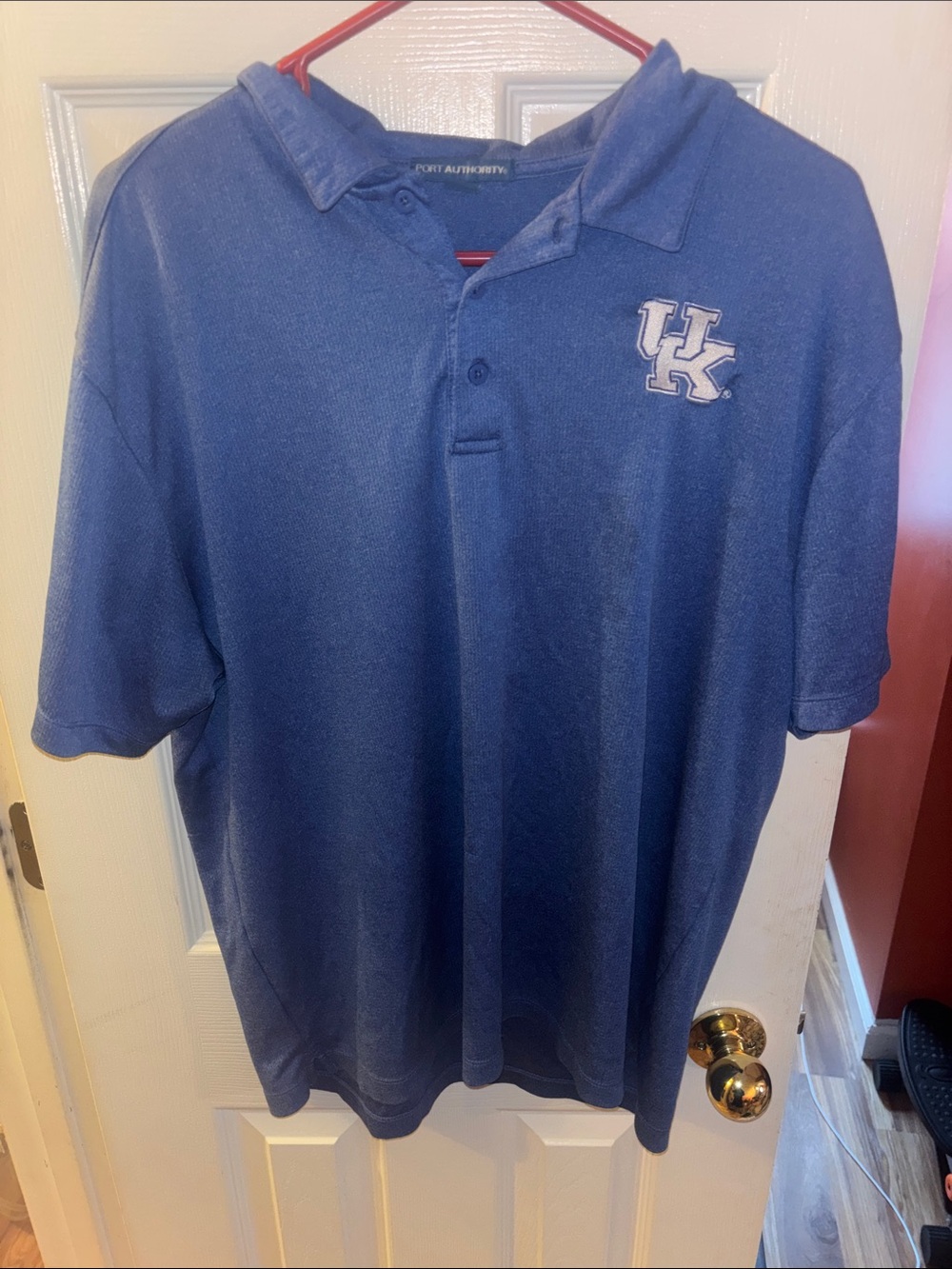 Port Authority Men's Royal Blue Polo with UK Logo